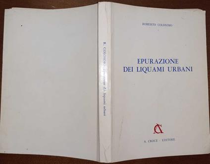 Epurazione dei liquami urbani - copertina