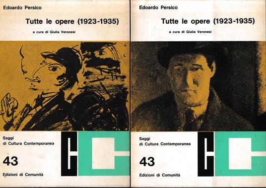 Tutte le opere (1923-1935). Due volumi - Edoardo Persico - copertina