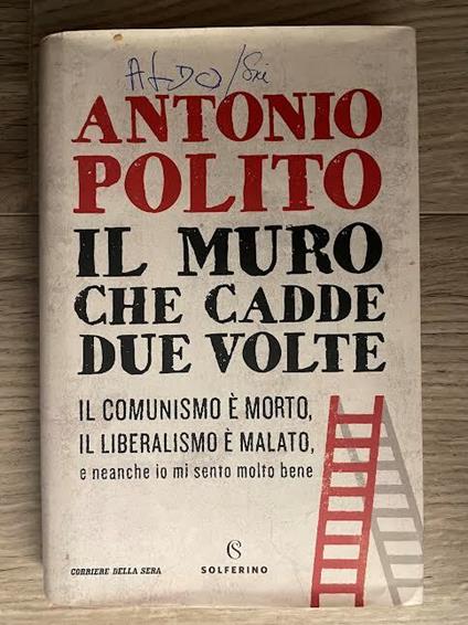 Il muro che cadde due volte - Antonio Polito - copertina