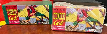 Condor Gek. Il cavaliere delle tenebre. Cofanetto, n° da 1 a 30 - copertina