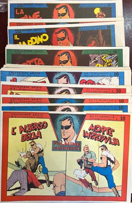 Fulmine mascherato (da n° 1 a 58) - copertina