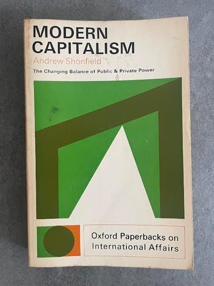Modern capitalism - Andrew Shonfield - copertina