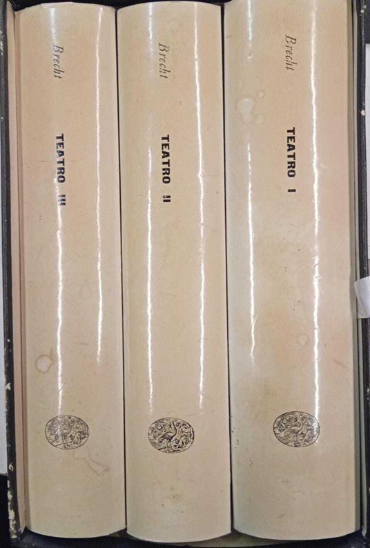 Teatro (3 volumi) - Bertolt Brecht - copertina