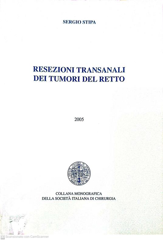 Resezioni transanali dei tumori del retto - copertina