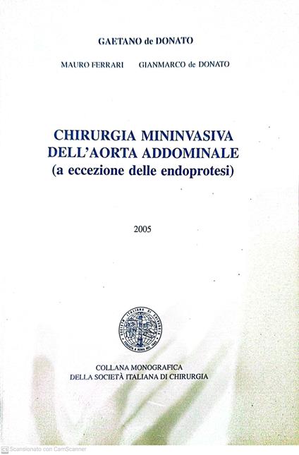 Chirurgia mininvasiva dell'aorta addominale - copertina