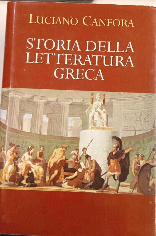Storia della Letteratura Greca - Luciano Canfora - copertina