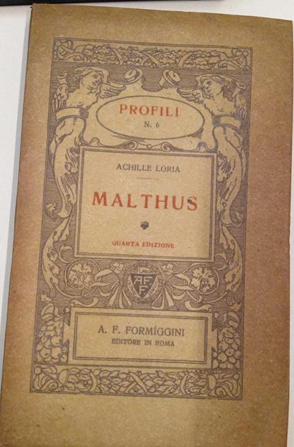Malthus - Achille Loria - copertina