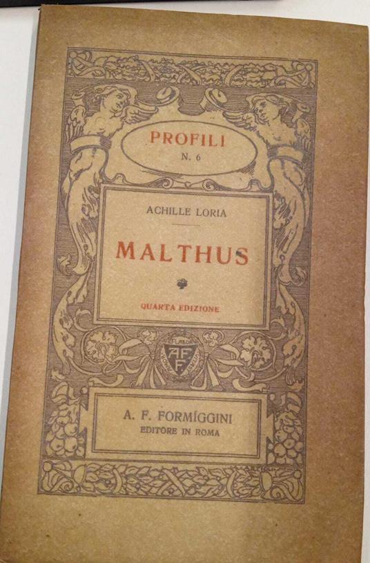 Malthus - Achille Loria - copertina