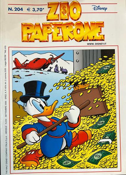 Zio Paperone n° 204 - copertina
