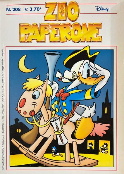 Zio Paperone n° 208 - copertina