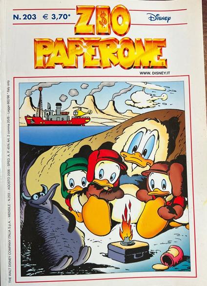 Zio Paperone n° 203 - copertina