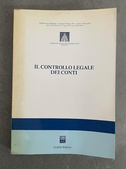 Il controllo legale dei conti - copertina