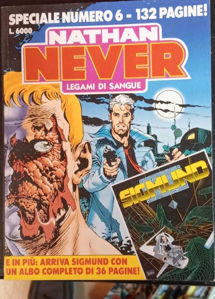 Nathan Never, numero speciale n. 6 . Legami di sangue - copertina