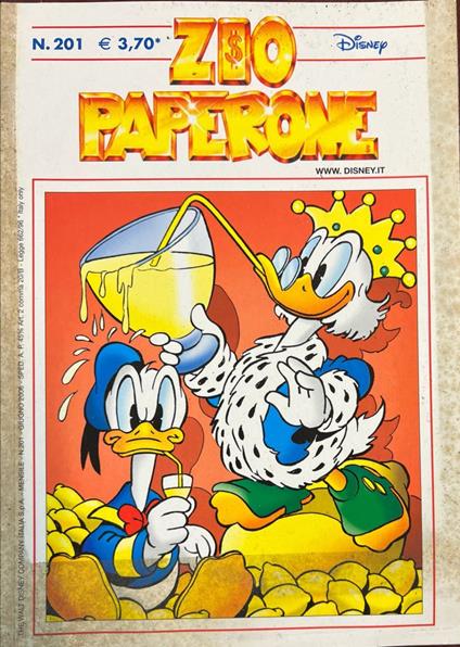 Zio Paperone n° 201 - copertina