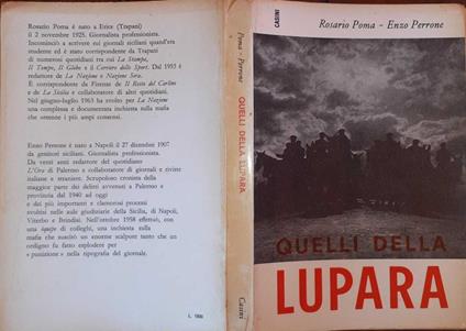 Quelli della lupara - copertina