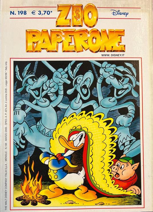 Zio Paperone n° 198 - copertina