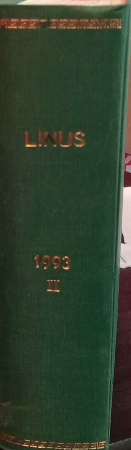 Linus. Albi dal n. 7 al n. 12, più supplemento - copertina