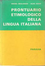 Prontuario etimologico della lingua italiana