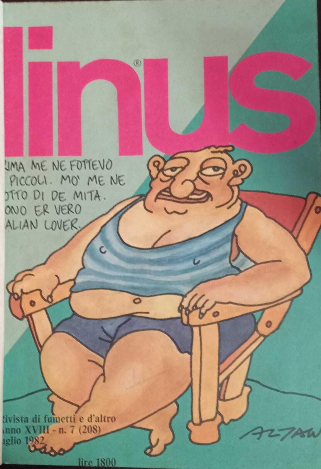 Linus, dal n. 7 al n. 12, più supplemento