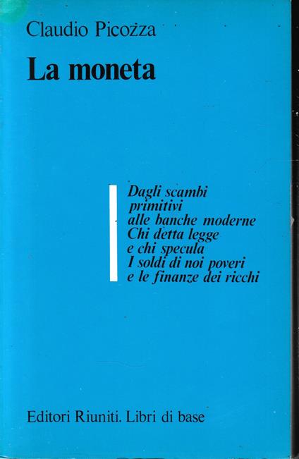 La moneta - Claudio Picozza - copertina