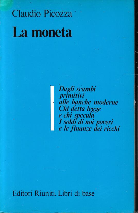 La moneta - Claudio Picozza - copertina