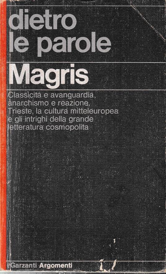 Dietro le parole - Claudio Magris - copertina