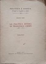 La politica estera di Francesco Crispi (1887-1891)