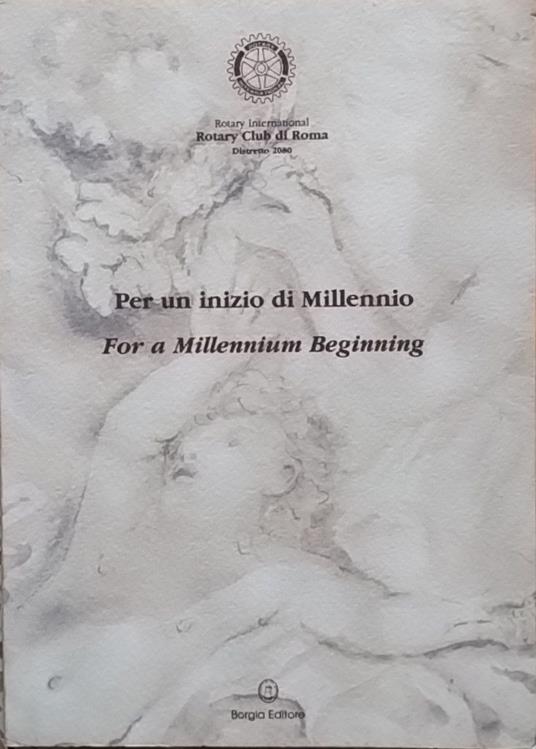 Per un inizio di Millennio. For a Millennium Beginning - copertina