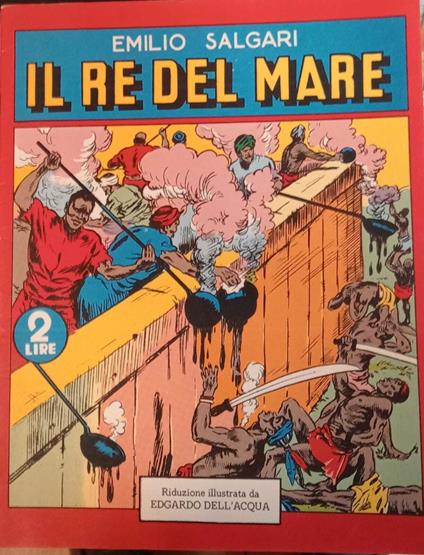 Il re del mare (parte prima) - Emilio Salgari - copertina