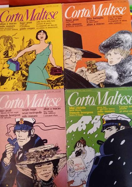 Corto Maltese. Serie n. 7, 8, 10 e 12 - copertina