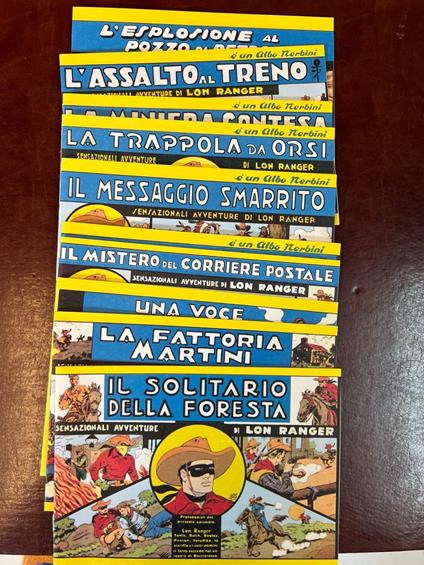 Le sensazionali avventure di Lone Ranger. Nuova serie da n° 1 a 11 - copertina