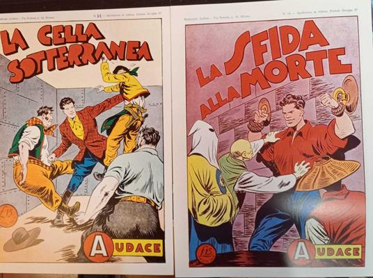 Albo Audace, dal n. 41 al n. 54. Ristampa anastatica - copertina