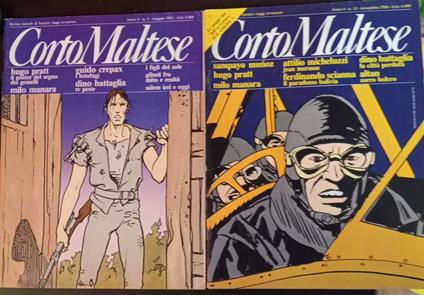 Corto Maltese, nn. 3 e 5 - copertina