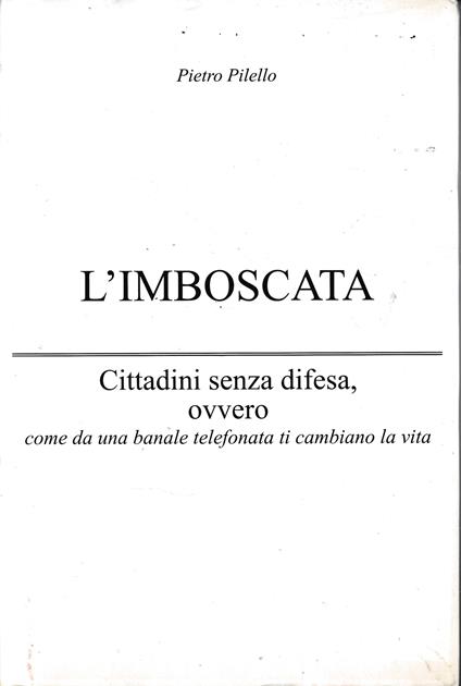 L' imboscata - copertina