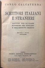 Scrittori italiani e stranieri