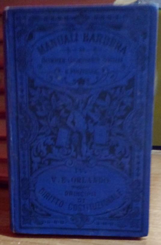 Principii di diritto costituzionale - Vittorio Emanuele Orlando - copertina