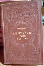 I classici italiani con note.Le stanze - L'Orfeo e le rime