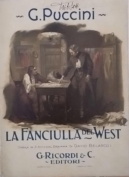 La fanciulla del West - Giacomo Puccini - copertina