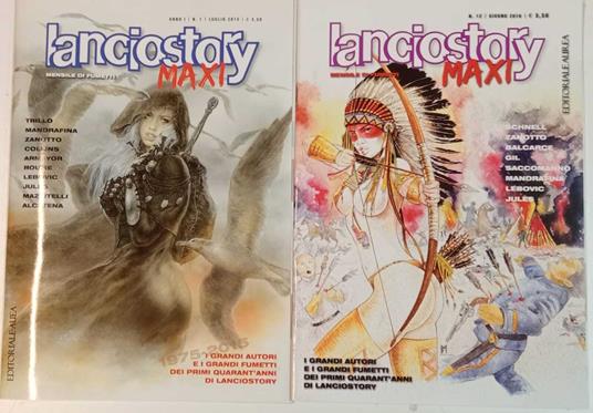 Lanciostory maxi. Serie completa dl n. 1 al n. 12 - copertina