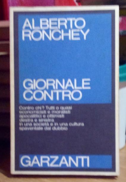 Giornale contro - Alberto Ronchey - copertina