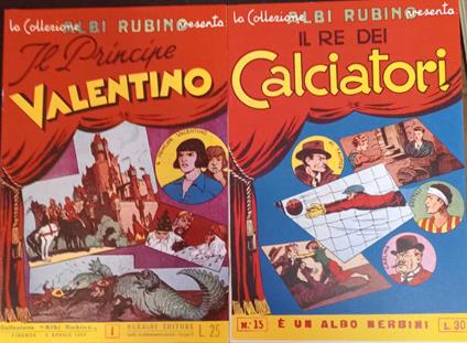 Collezione "Albi rubino". Serie completa 1/15. Ristampa anastatica - copertina