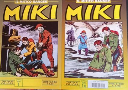 Miki. Il mitico ranger. Serie dal n. 1 al n. 16 - copertina