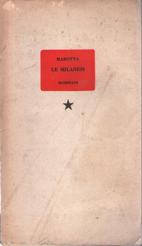 Le milanesi - Giuseppe Marotta - copertina
