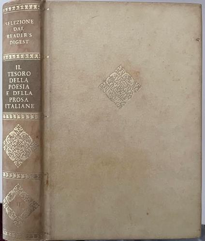Il tesoro della poesia e della prosa italiane. II volume - copertina