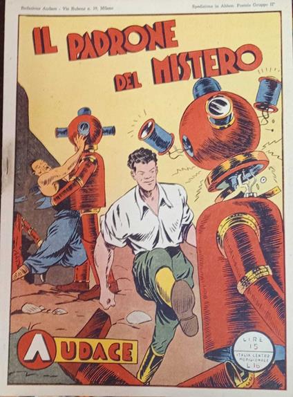 Albo Audace, originale n. 17. Il padrone del mistero - copertina