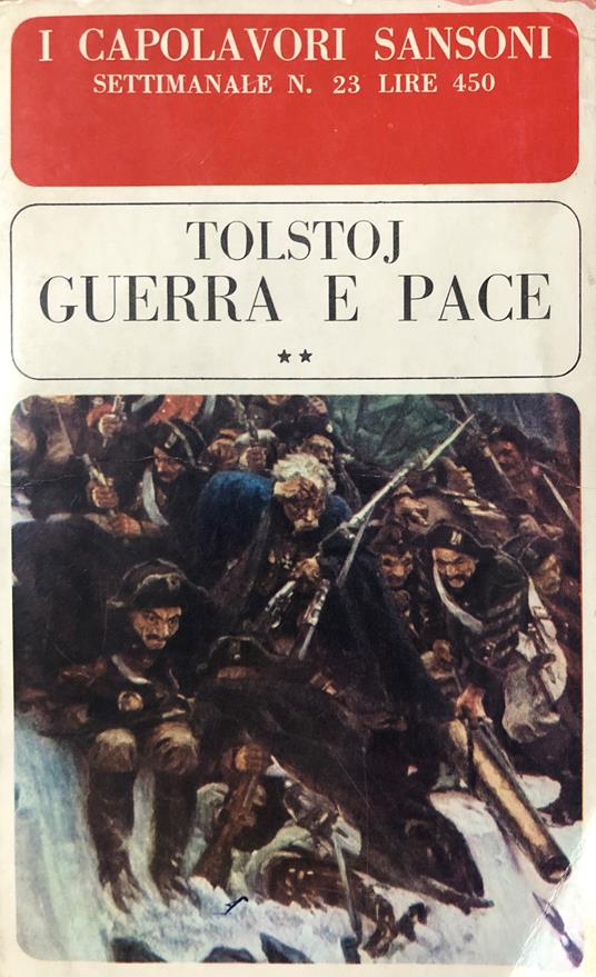 Guerra e pace. Volume II - Lev Tolstoj - copertina