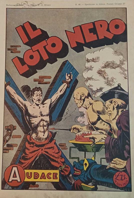 Albo Audace, originale n. 46. Il loto nero - copertina