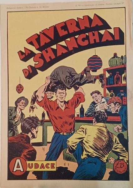 Albo Audace, originale n. 50. La taverna di Shanghai - copertina