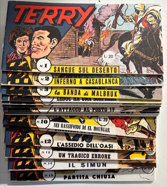 Terry. Collana Arco. Serie I, da n° 1 a 15 - copertina