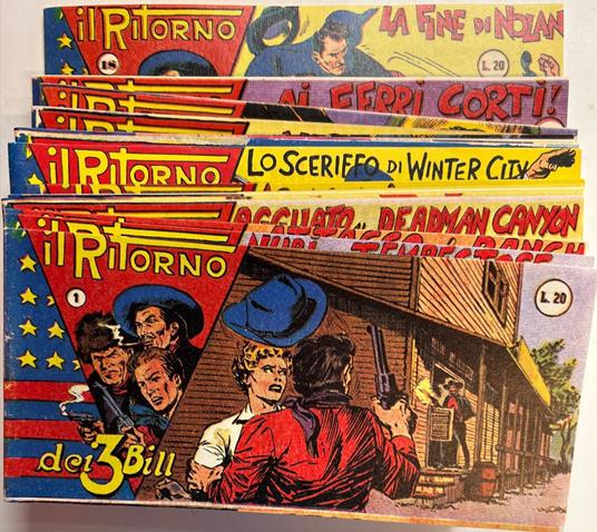 Il ritorno dei 3 Bill. Serie I (da n° 1 a 18) - copertina